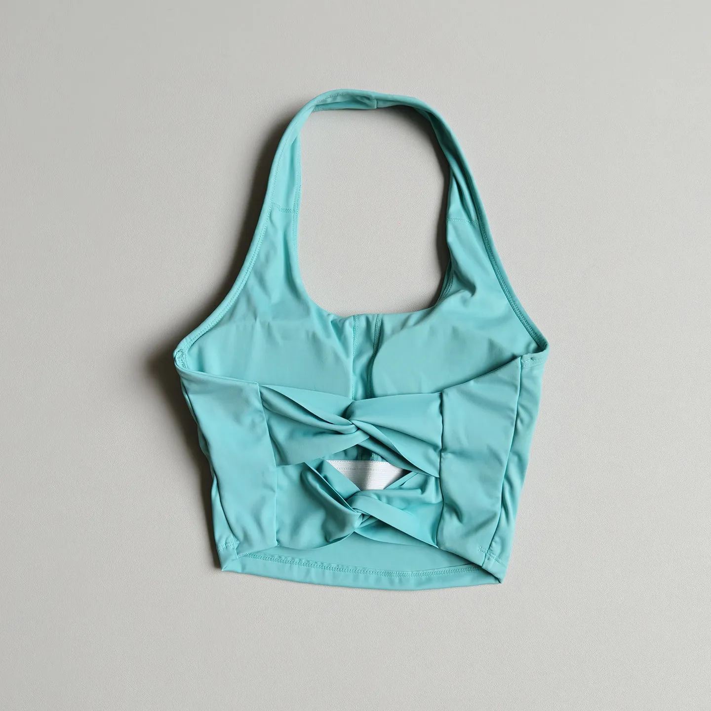 Hochintensiver Sport-BH für Frauen mit Brustpolstern, Neckholder, Yoga-Rücken, Trainings-Laufweste, eng anliegender Fitness-BH-Top – Detail 8