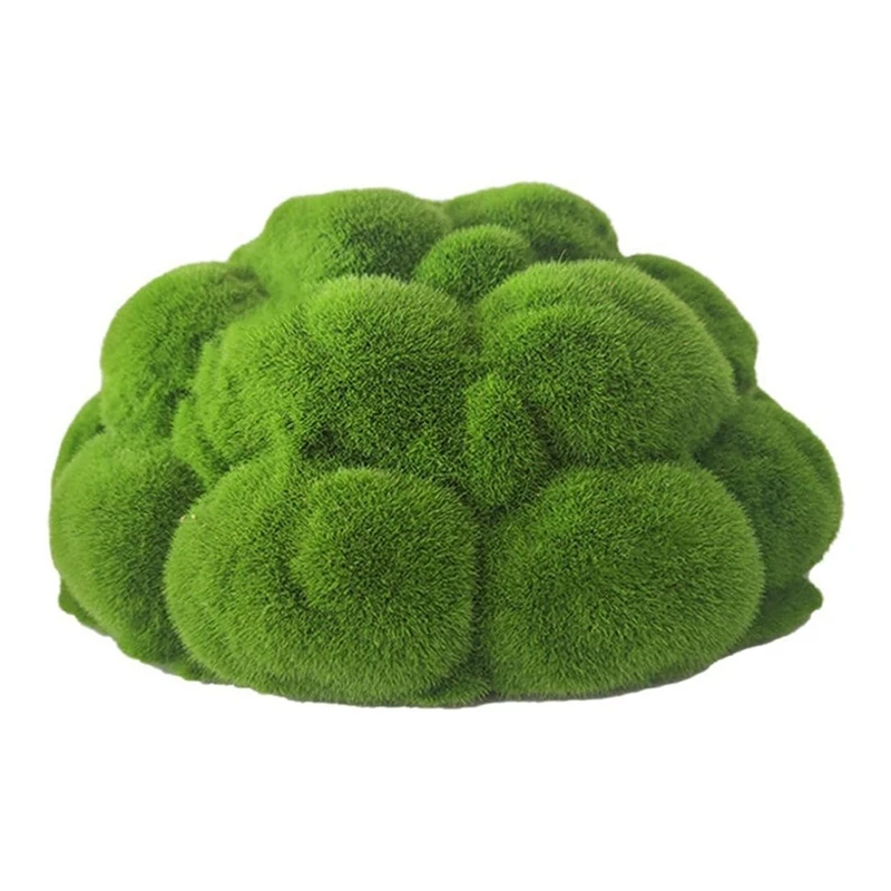 Artificial Plant Moss Ball Decoration Moss Rock Landscape Crafts Suitable For Home Hotel Garden Decoration-AT64