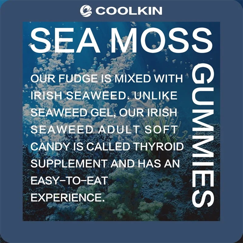 Sea Moss Gummies - Supports Immune System, Joint Health, Intestinal Cleansing, Thyroid Supplements