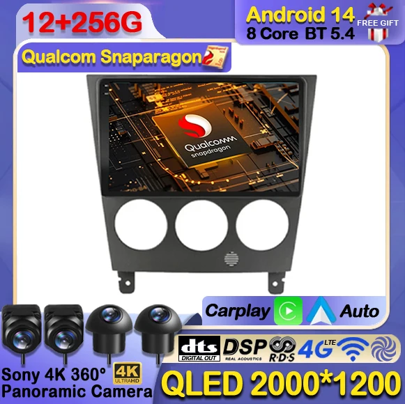 

Android 14 Car Radio For Subaru Impreza GD GG 2002 2003 2004 2005 2006 2007 Multimedia Video Player GPS WIFI 4G BT Navi DVD QLED