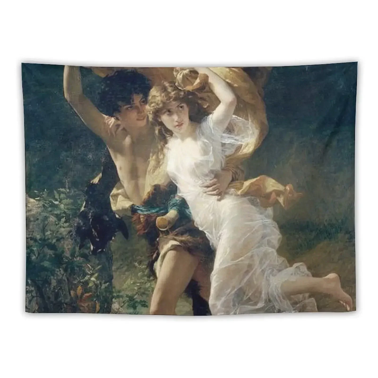 The Storm by Pierre Auguste Cot Renaissance Art Tapestry Wall Mural Luxury Living Room Decoration Tapestry