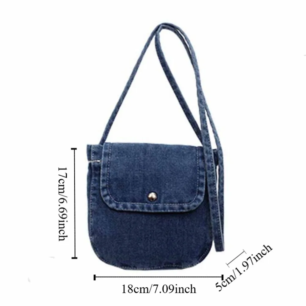 シンプルな Y2K デニムキャンバスバッグストリートスタイル大容量ヴィンテージハンドバッグ無地ショッピングバッグソリッドクロスボディバッグ女性&男性
