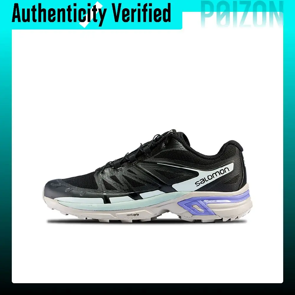 SALOMON XT Wings 2 Outdoor Sports Mesh, Textile Low top Running Shoes Unisex Black L41313700