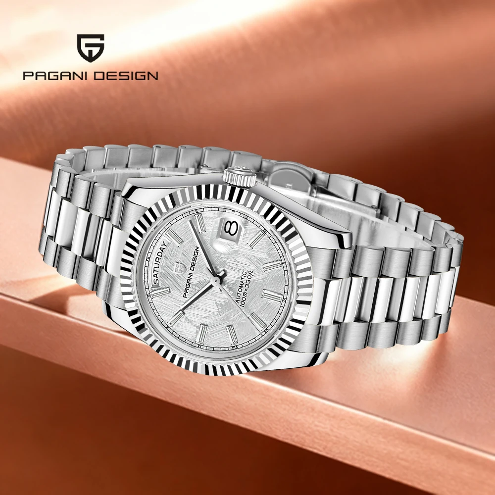 

PAGANI DESIGN 2025 New Men Automatic Mechanical Watch 100 Meters Waterproof Design Luxury Exquisite Sapphire Glass Mirror Watch