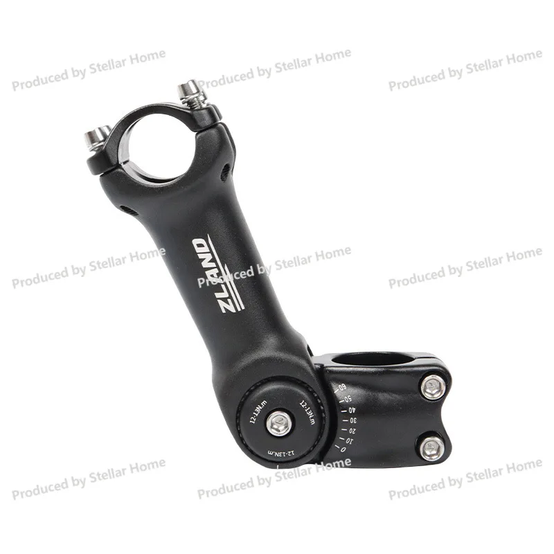 Adjustable Bicycle Stem Positive and Negative 60 Degrees Road Mountain Bike Handlebar Riser