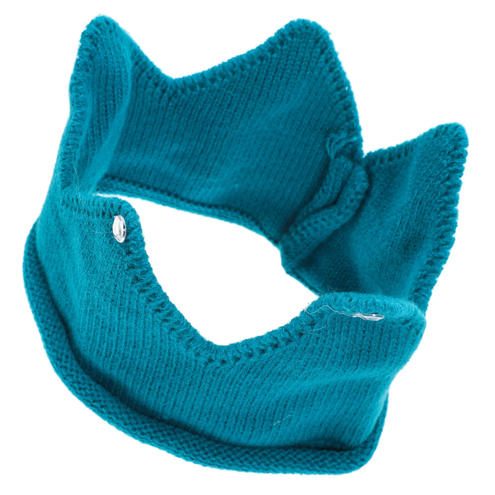 

Knitted Crown Hat Baby Birthday Party Hat Lightweight Comfortable Safe Material Decorative Knit Crown Girl Gift