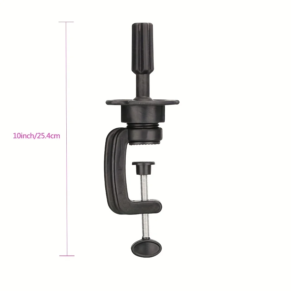 Upgrade Your Cosmetology Training with a Premium Black Mannequin Head Stand!