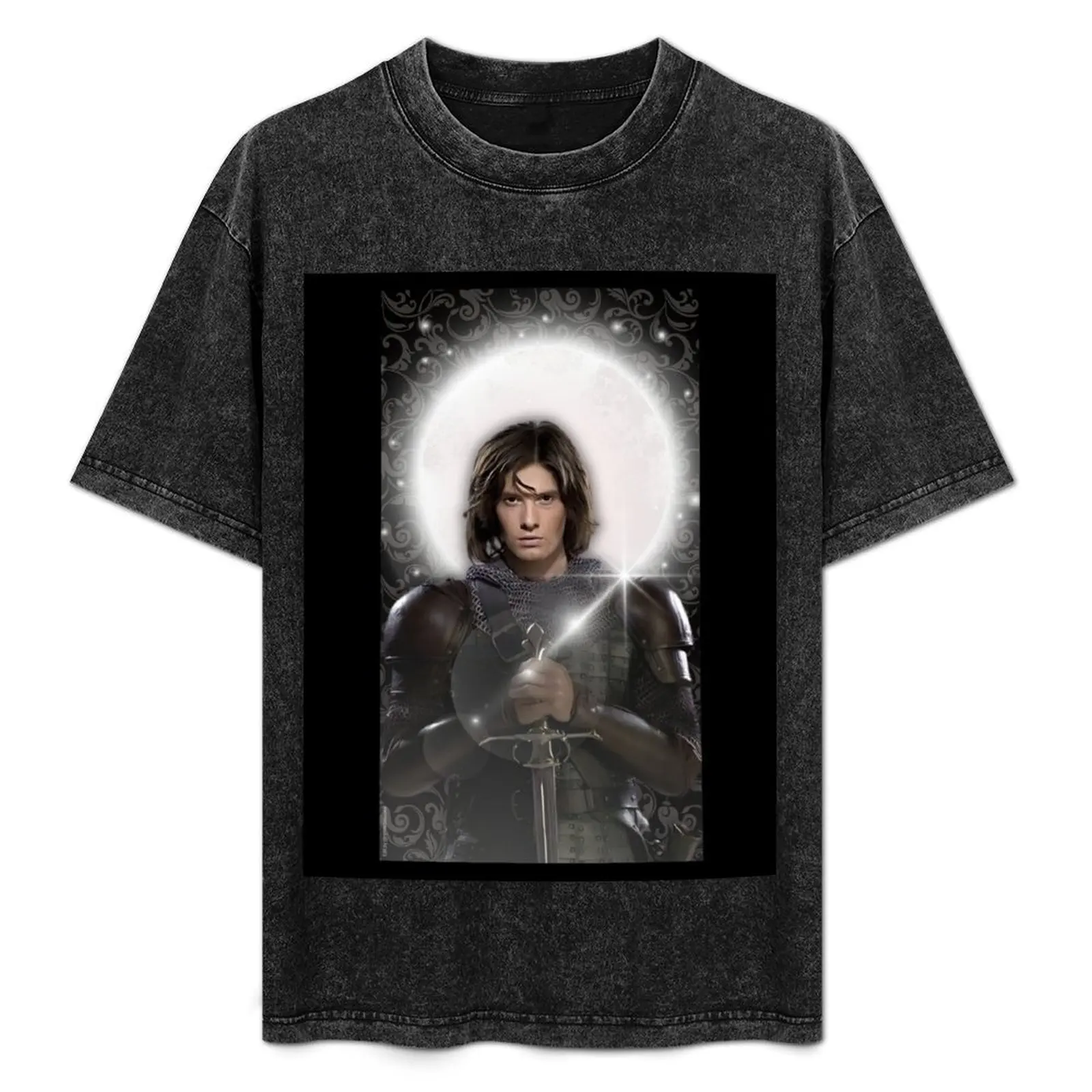 Narnia: Caspian the Shining Knight (Ben Barnes) T-Shirt anime blue archive cheap stuff Men's t shirts