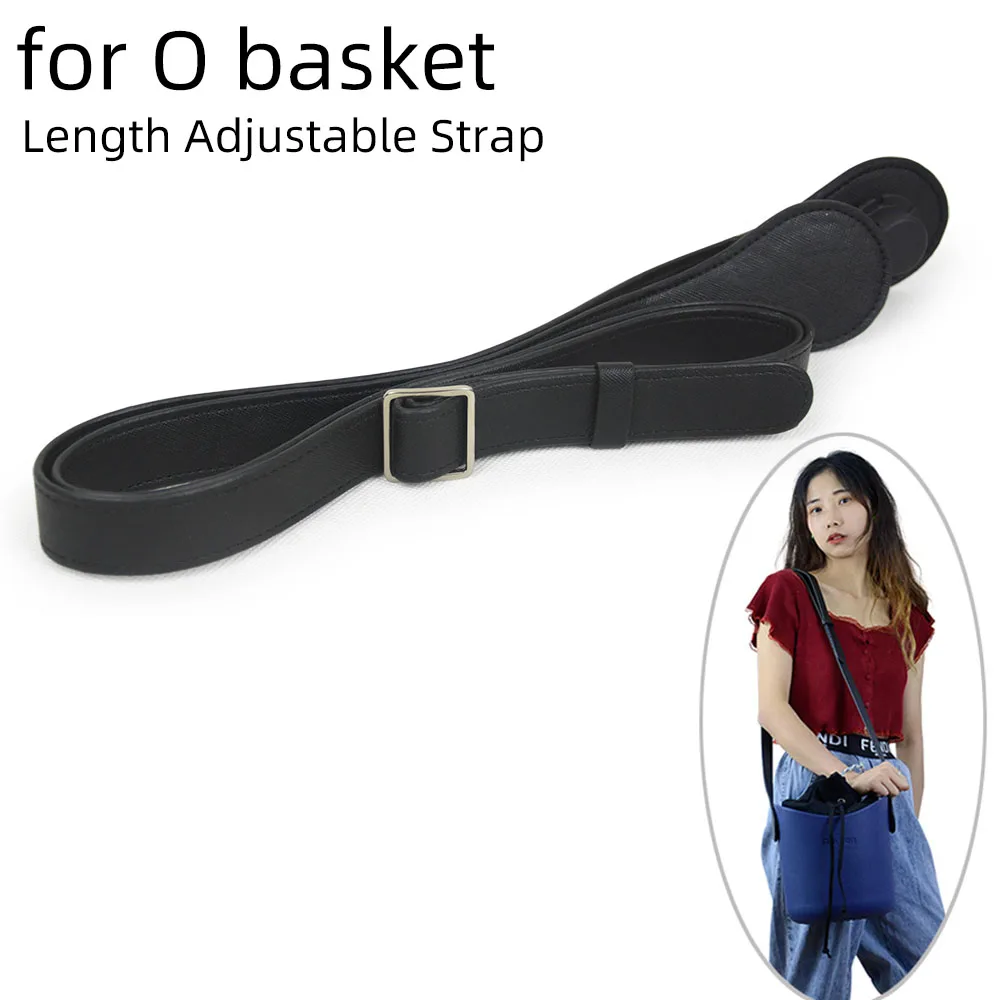 

Новая красочная длинная регулируемая кожаная сумка-мессенджер с ремнем через плечо для ведра Obag O Basket