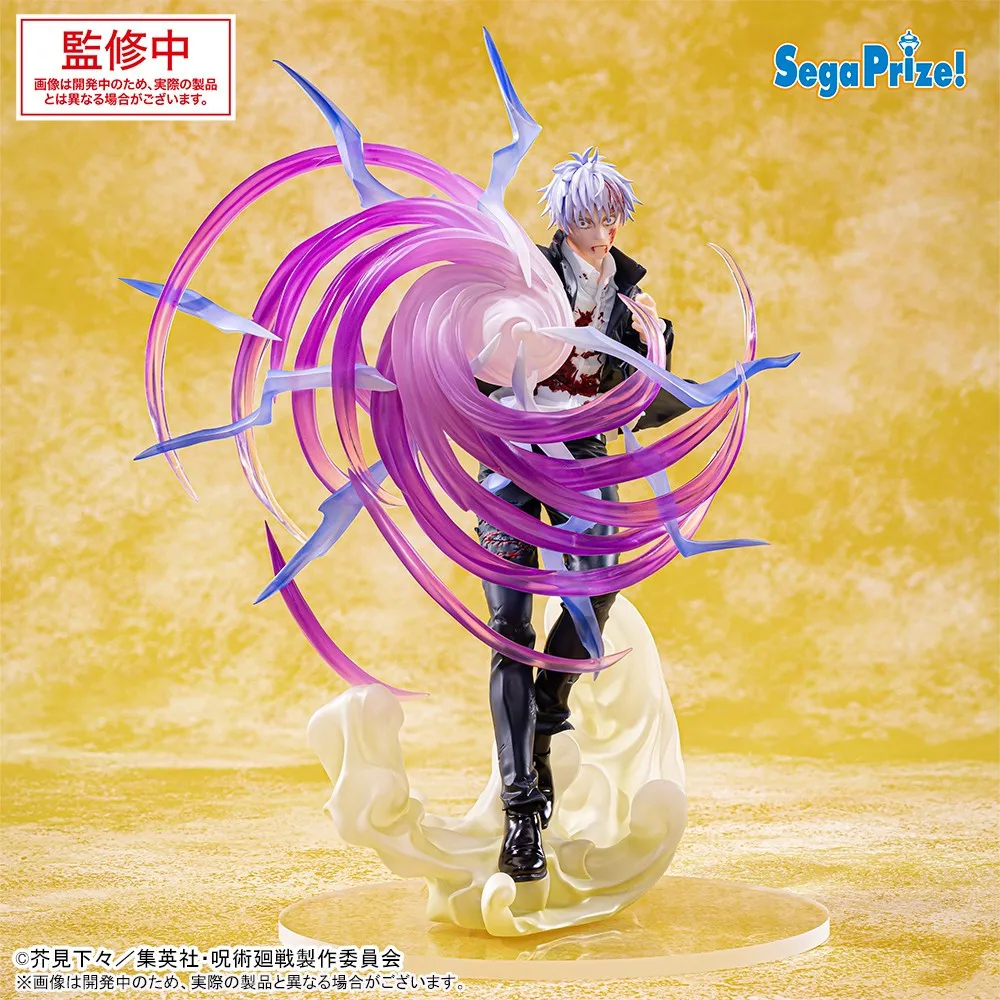 Original SEGA Luminasta Satoru Gojo Jujutsu Kaisen 5T5  Hollow Technique Purple ver. Figure PVC Model Collector Birthday Gift