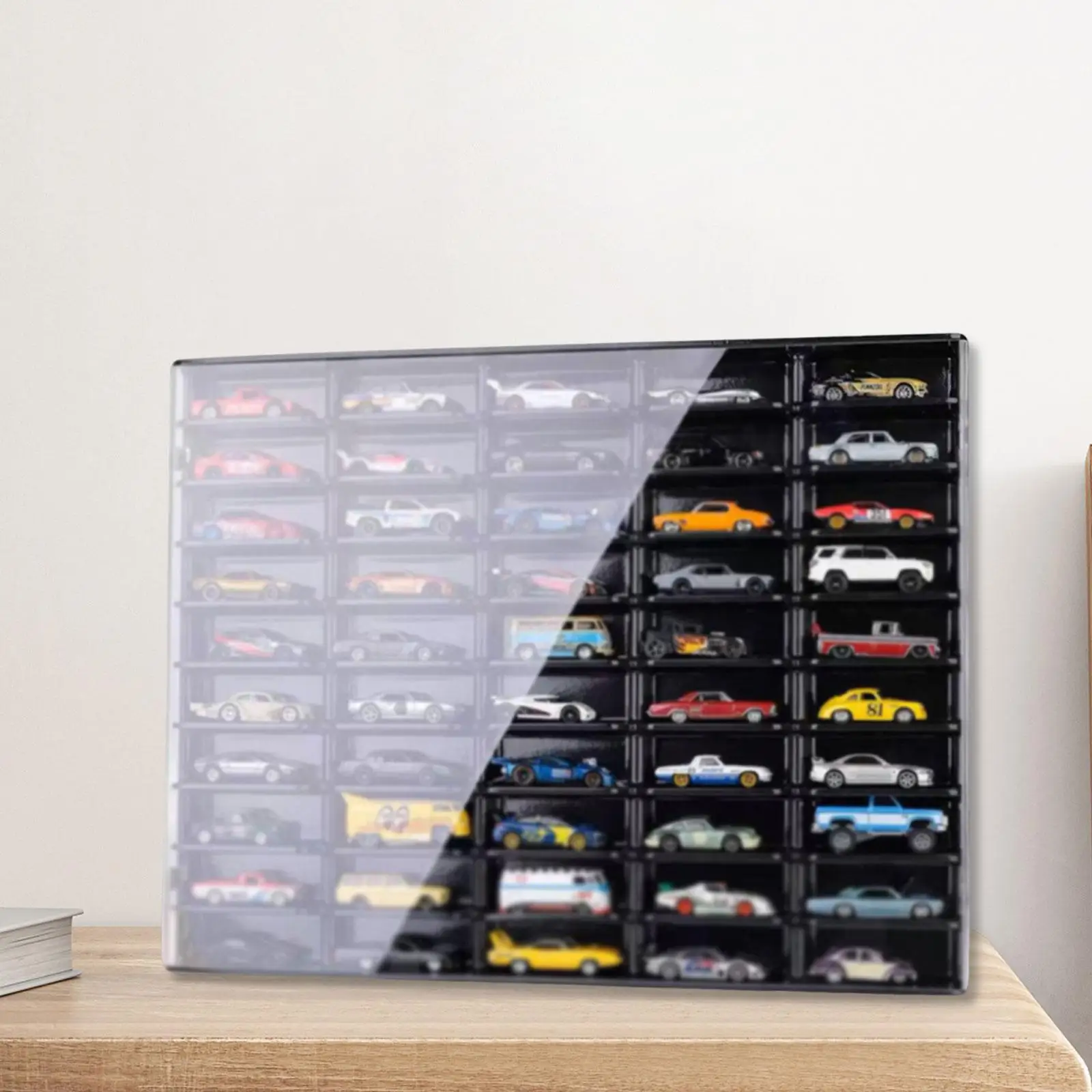 1/64 Model Car Storage Display Case Toy Car Display Shelf Durability Collectible Multifunctional Organizer Case