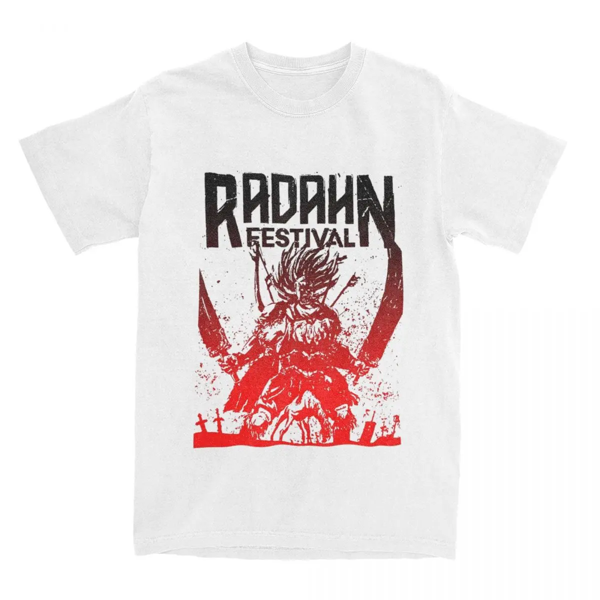 Oversized T-Shirt Festival Radahn Cotton T-Shirts dark souls 3 Trendy Cool Tshirt for Men Summer Y2K Design Short Sleeve Clothes