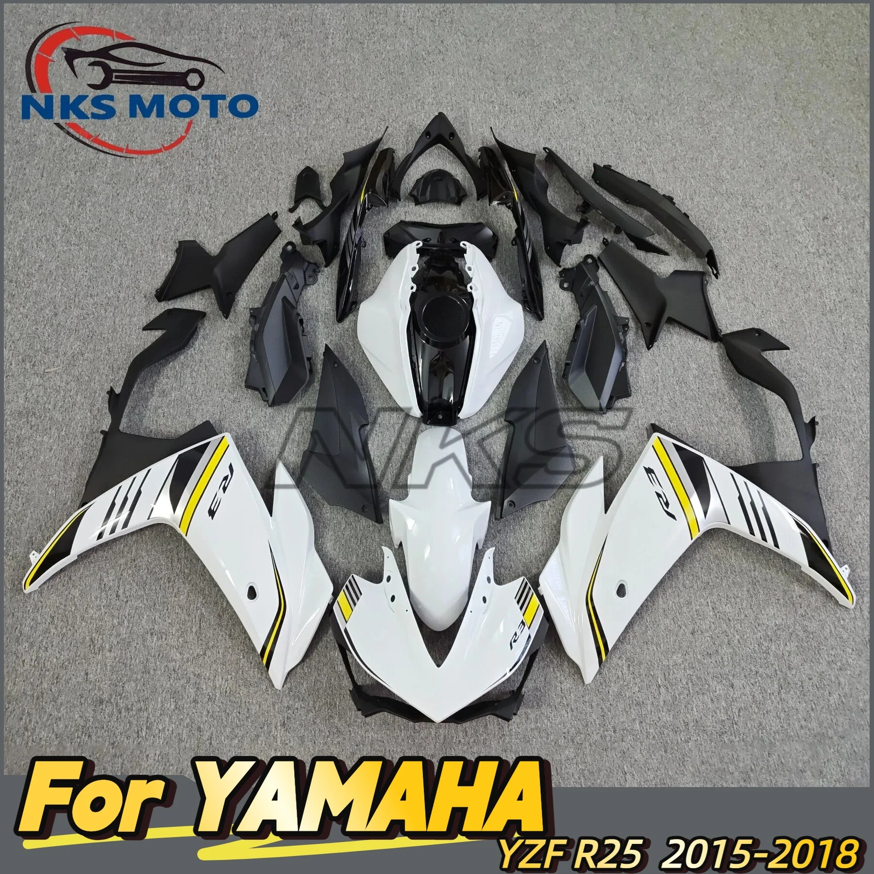 

Motorcycle Full Fairing Body Kit Fit For Yamaha R3 15-18 R25 2015 2016 2017 2018 Bodywork Injection Mold Fairings kits