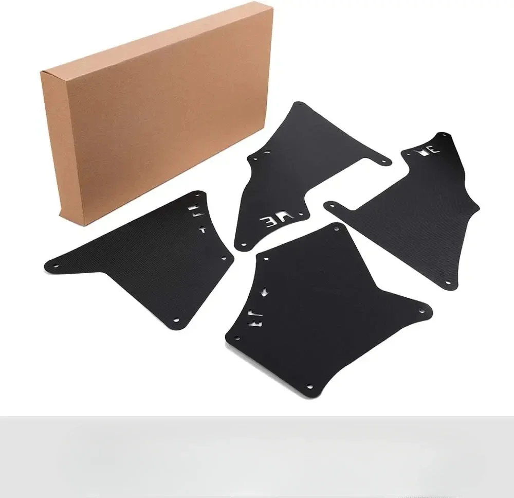 Vordere Kotflügel-Spritzschutzbleche Leder-Einlagen für Toyota Land Cruiser Prado 2003-2017 und 4 Runner 2003-2017 – Detail 3