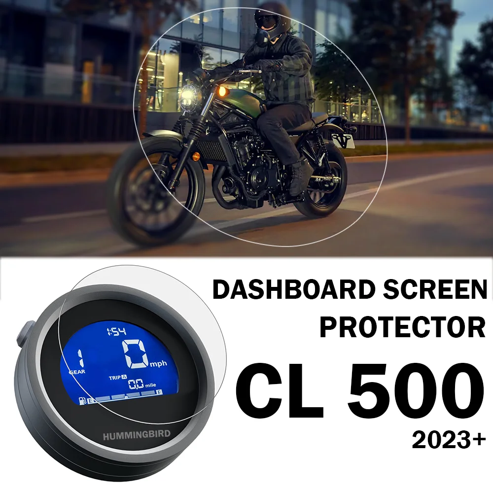 For Honda CL500 2023+ Dashboard Screen Protector Film CL 500 Accessories TFT LCD Instrument Screen Protective Film