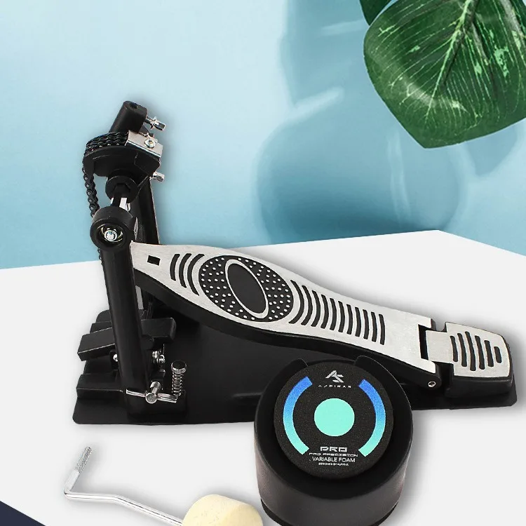 Silent Kick Drum Pedal Trainer, Floor Tom Strike Board, Bass Drum Beater