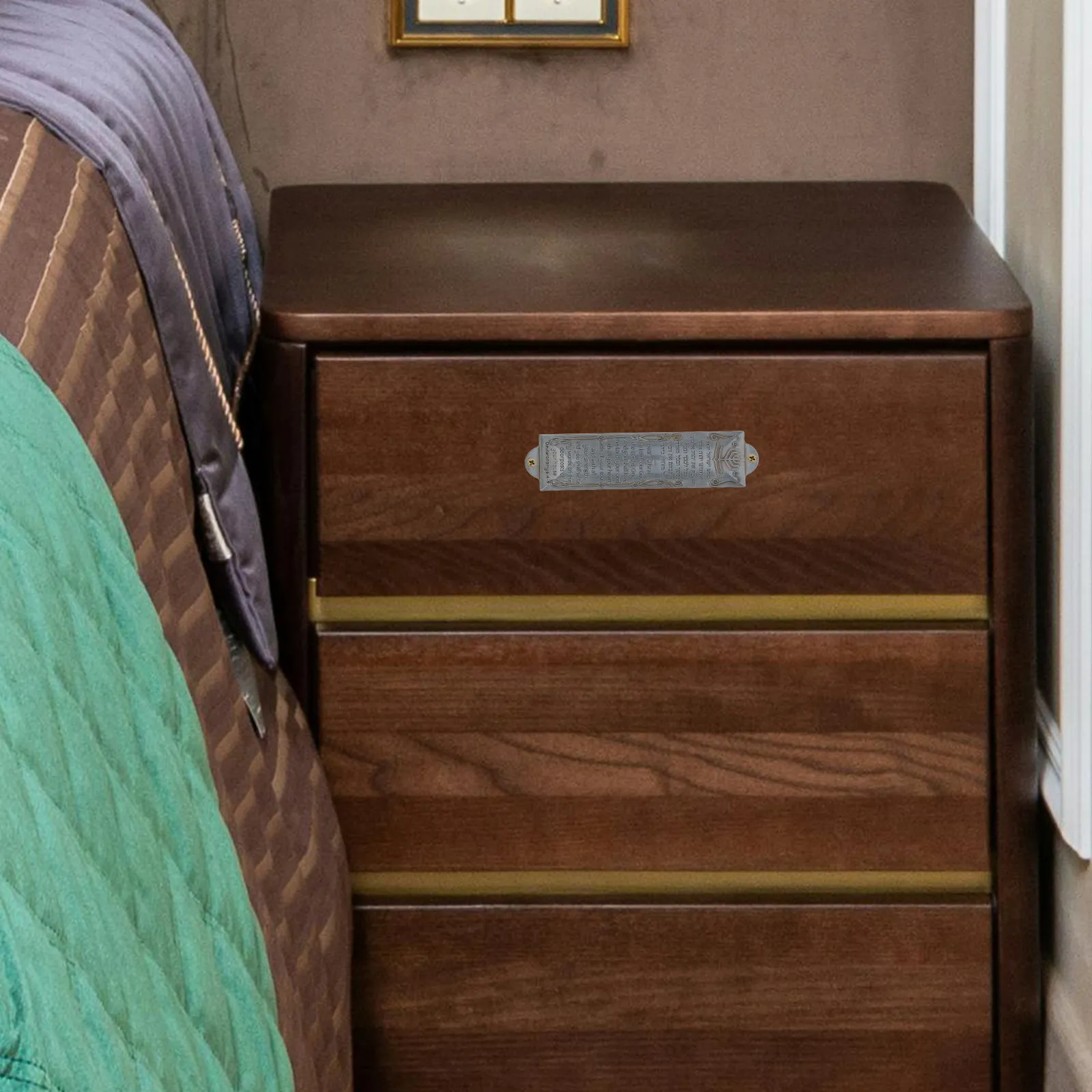 Juego de 3 Mezuzá para Puerta, Caja Metálica en Oro, Plata y Bronce, Artesanía Tradicional, Pergamino Mezuzá, Decoración Judaica para el Hogar
