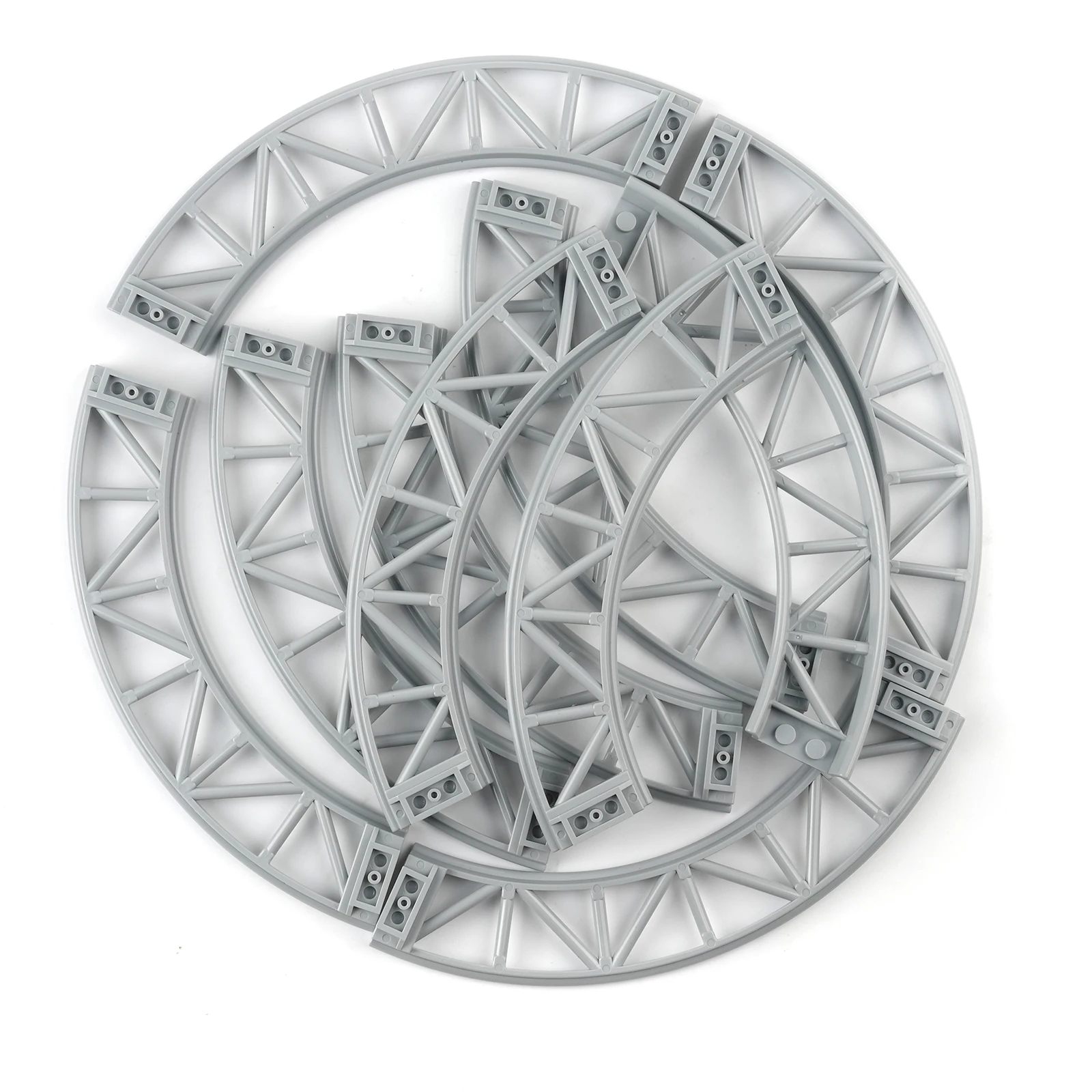 Châssis de piste de montagnes russes, petites pièces techniques de Paticle, bloc de construction MOC, Rail, arc de pente, bords d'arbre, brique 26021 26060 26559