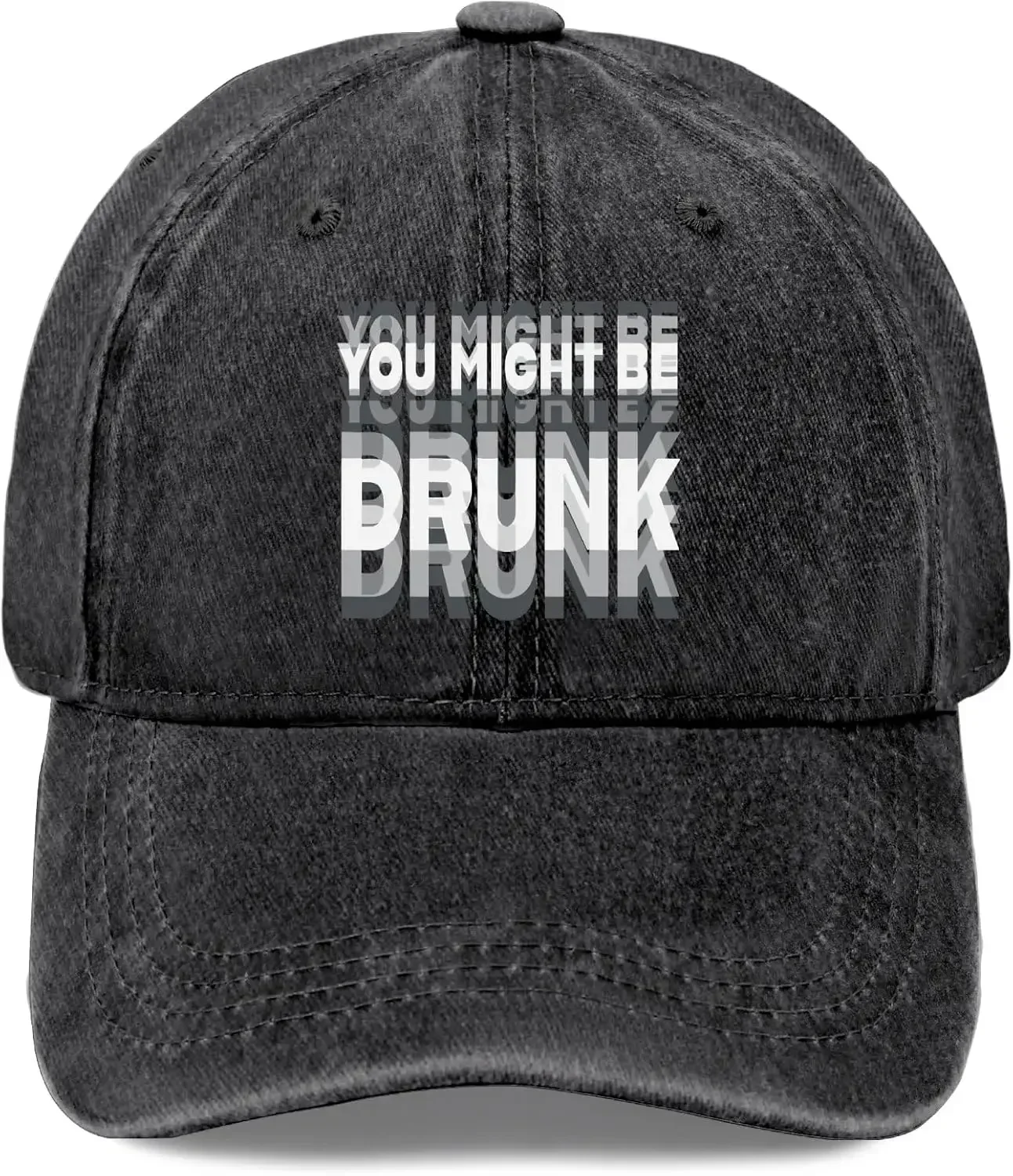 Funny Drinking Humor You Might Be Drunk Low Hat for Women Adjustable Cap