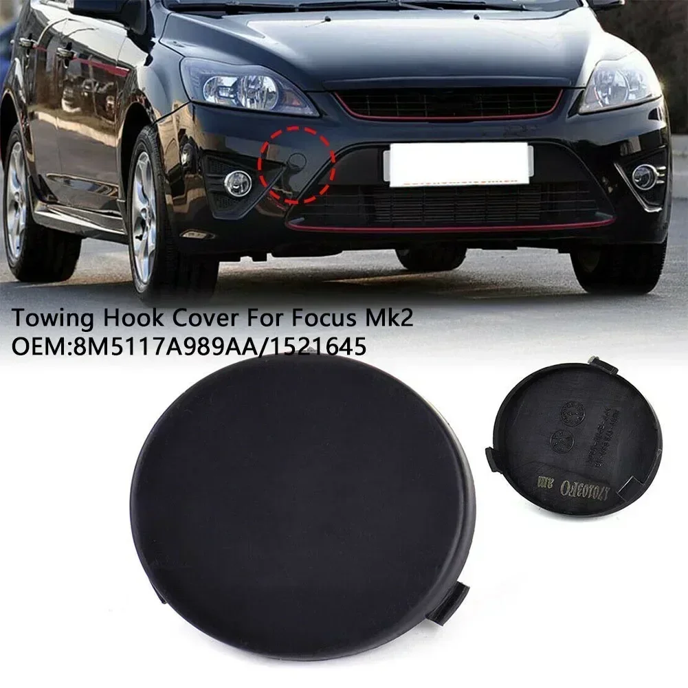 

Hook Cover Car Tow Auto Front Bumper Plastic Towing Eye Accessory For Ford Focus Mk2 2008-2011 High Quality New