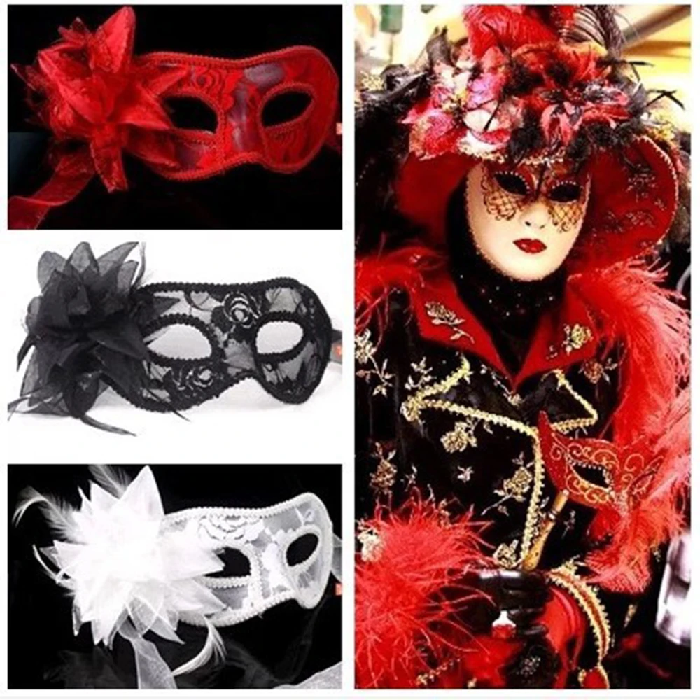 Masque d'Halloween Masque de mascarade sexy Masque de fête à la mode pour les clubs de danse Fêtes de mascarade d'Halloween