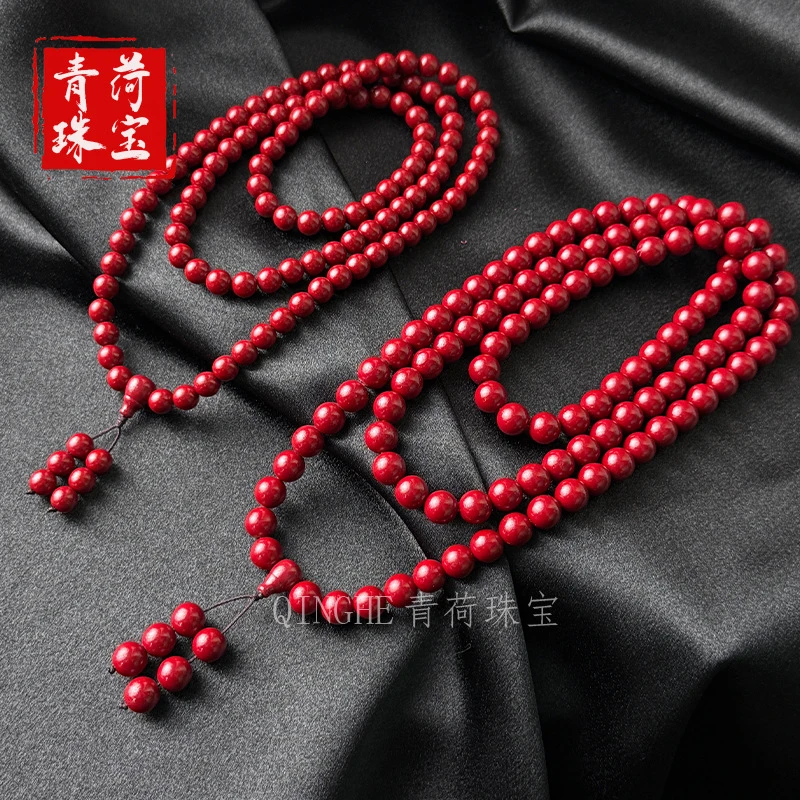 Purple gold sand 108 beads multi-loop Ruyi lock gourd bracelet with Pixiu money bag charm