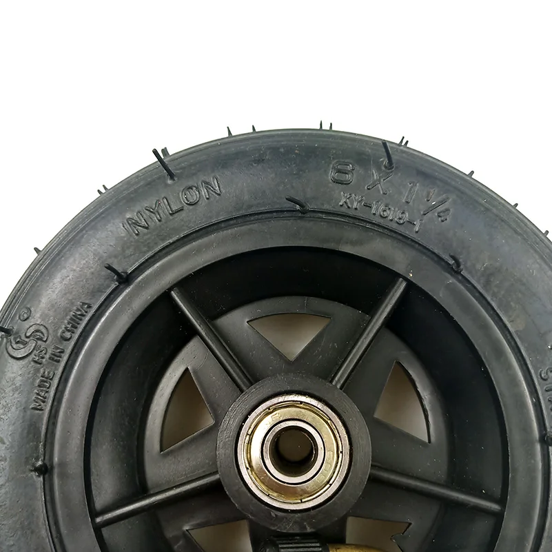 Size 6x1 1/4 tyre 6 Inch Pneumatic Tire Motorcycle 150MM Scooter Inflation Wheel With Hub With Inner Tube Electric Scooter tire