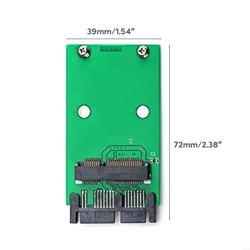 12pc USB2.0 Card Adaptador USB para MSATA SSD 1.8 "Micro 16pin Converter
