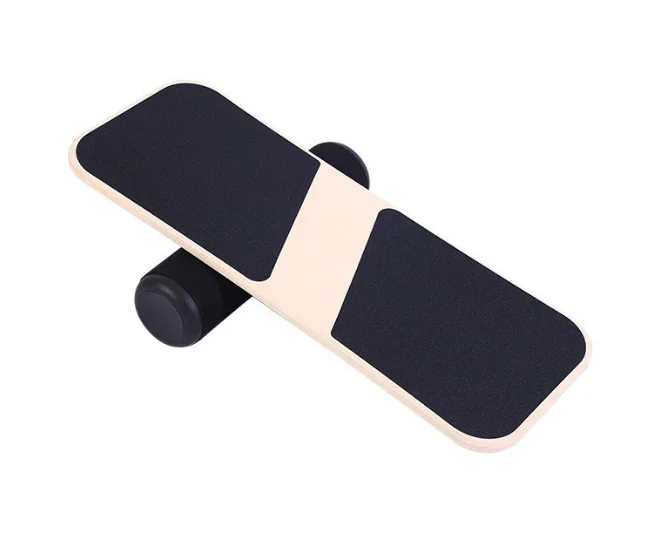 Wooden Wobble Balance Board Surf Ski Stability Training Exercise Platform