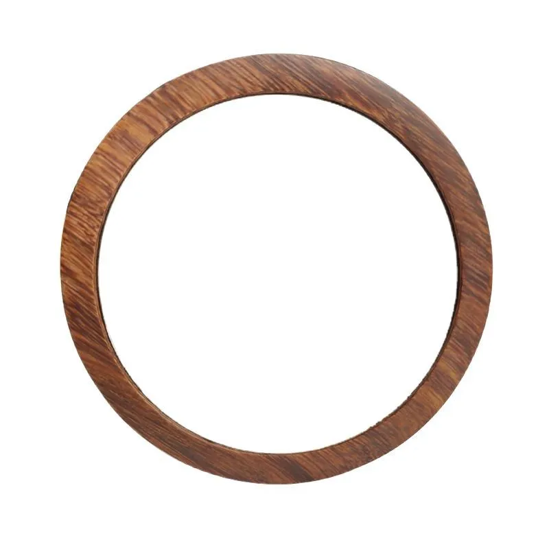 Houten handspiegel Draagbare mini High-Definition compact, minimalistisch cultureel cadeau voor vrouwen