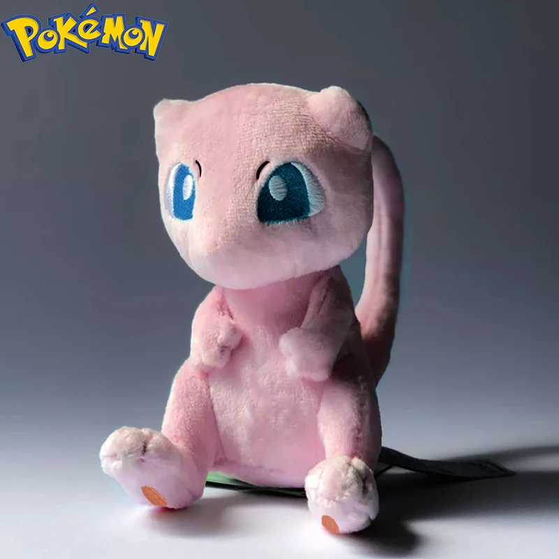 

7.8 Inch Pokemon Kawaii Mew Stuffed Plush Doll Soft Cartoon&Cute Animal Toy Throw Pillow Birthday Gift for Kids Home Accessories