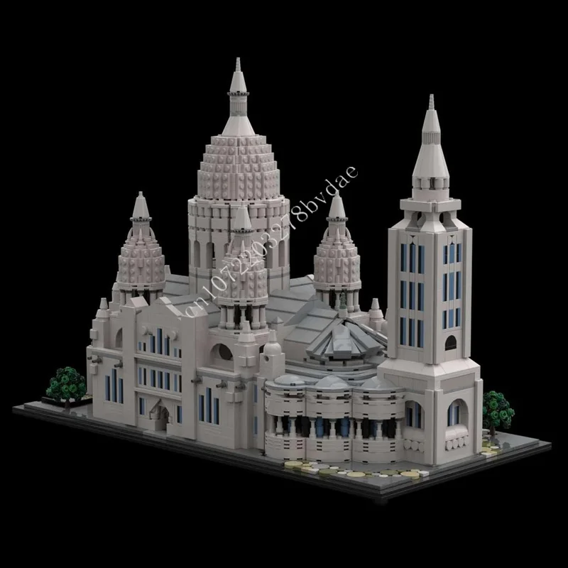 4027PCS Sacré-Cœur Basilica MOC Creative street view Model Building Block Architecture DIY Education Assembly Holiday Model Toys