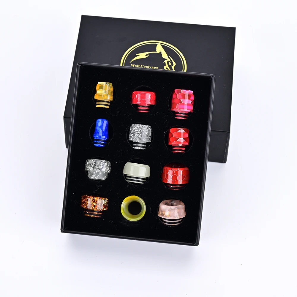 12 قطعة 810 طرف بالتنقيط 510 طرف بالتنقيط vape بالتنقيط لخزان vape atomizer mtl rta rda rdta