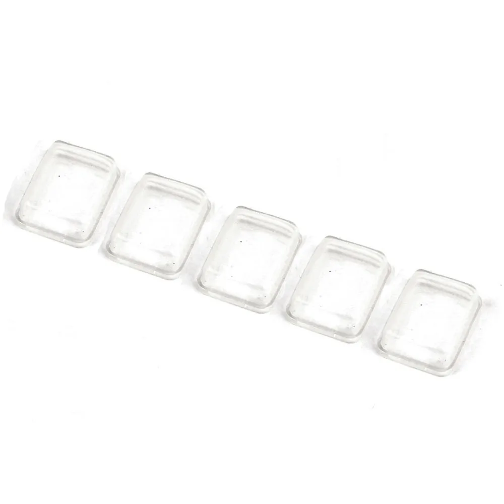 5 szt. 21x15mm przełącznik kołyskowy łodzi biały przezroczysty silikon wodoodporny pokrowiec ochronny prostokątna nakładka