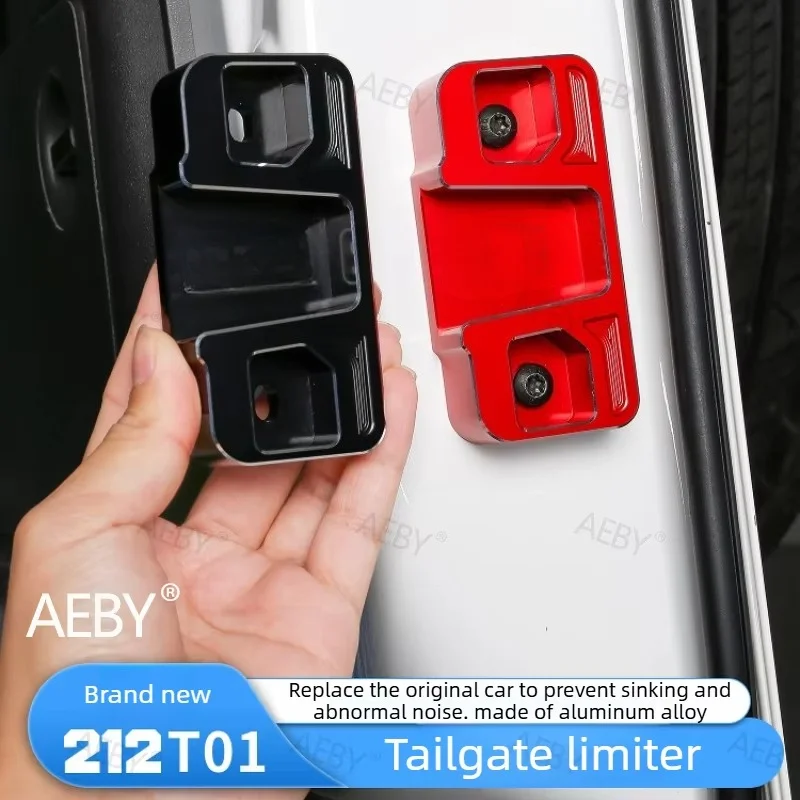 AEBY For BAIC 212 T01 Aluminum tailgate stopper bumper,tailgate stopper,rattle eliminator,Anti-sinking,Car exterior accessories