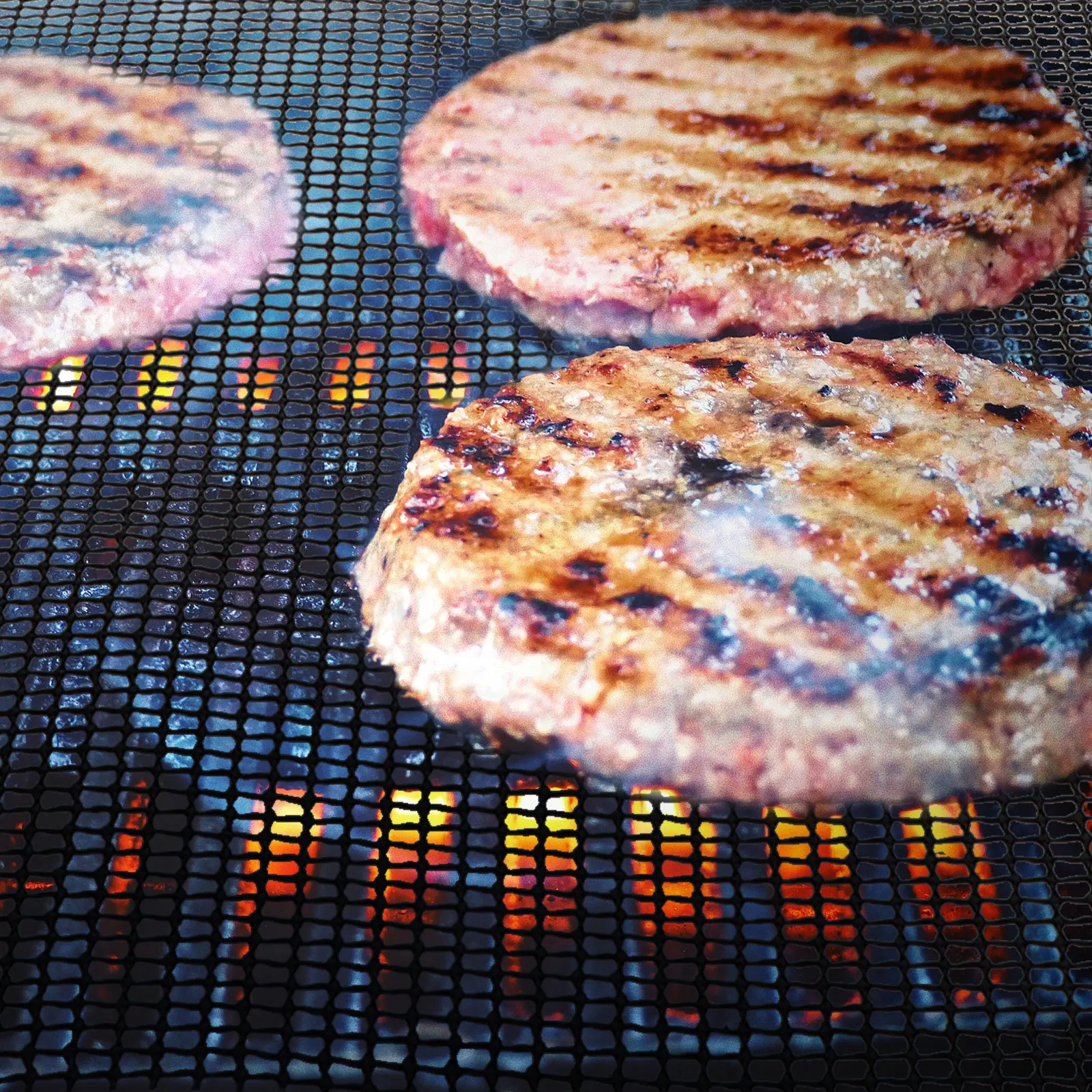 

1Pcs Grill Bbq Fiberglass Mesh Mat Nonstick Heat Resistant Barbecue Mesh Pad Reusable Bbq Accessories Barbecue Pad