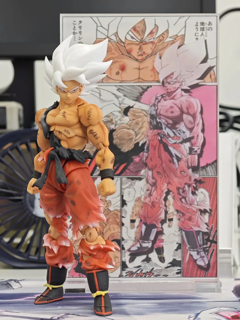

Black Hole SHF White Son Goku Figure Anime Dragon Ball Z Action Figuras Manga DBZ S.H.Figuarts Figurine Doll Toys Gift for Kids