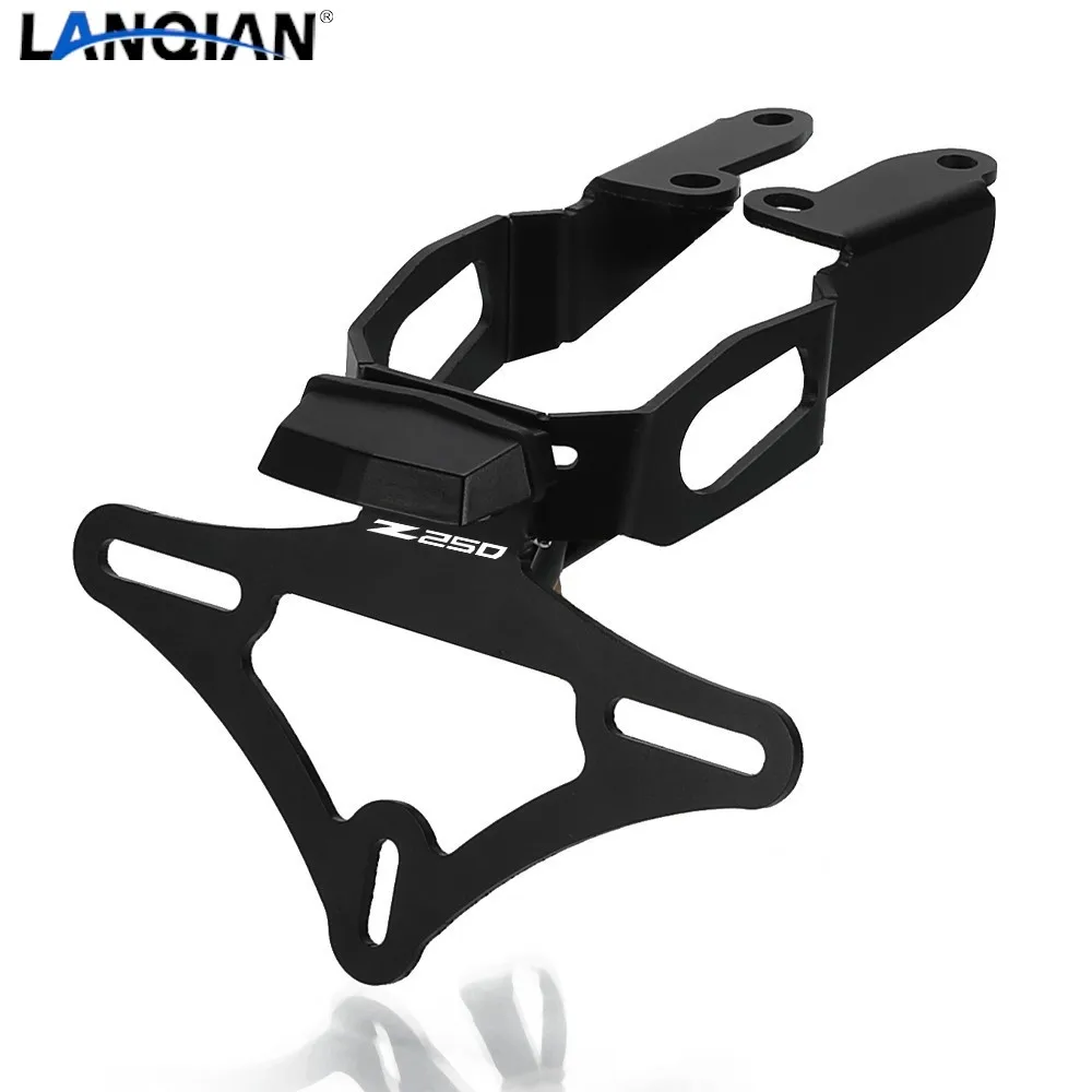 Z400 2025 Motorcycle Accessories Rear License Plate Holder For KAWASAKI Z250 Ninja400 Ninja250 2019 2020 2021 2022 2023 2024