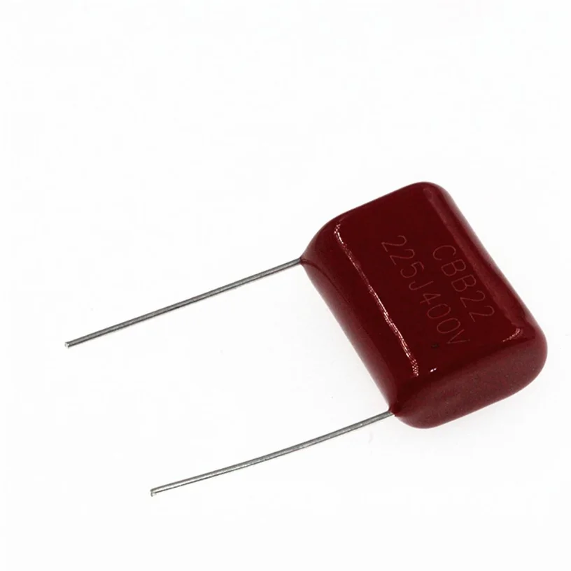 10pcs CBB22 225J400V 400V225J 2.2uF 400V 5% P20 Foot Distance 20mm Metallized Polypropylene Film Capacitor