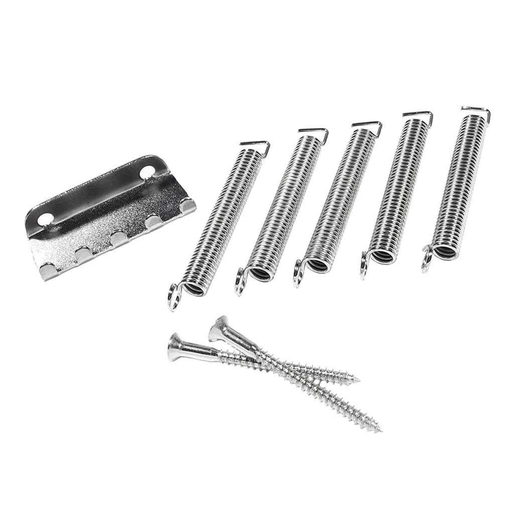 Heavy Duty Guitar Tremolo Bridge Parts Springs Claw Screws Set fits Professional Electric Guitar Tremolo Spring & Claw Kit