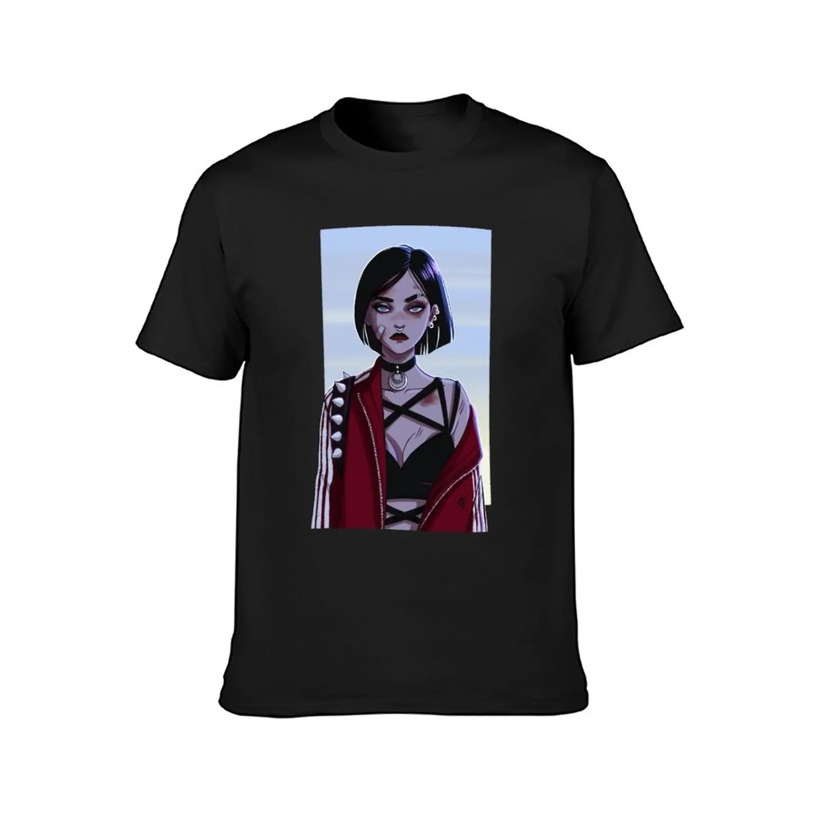 Rude girl T-Shirt anime clothes graphics Blouse mens t shirt graphic