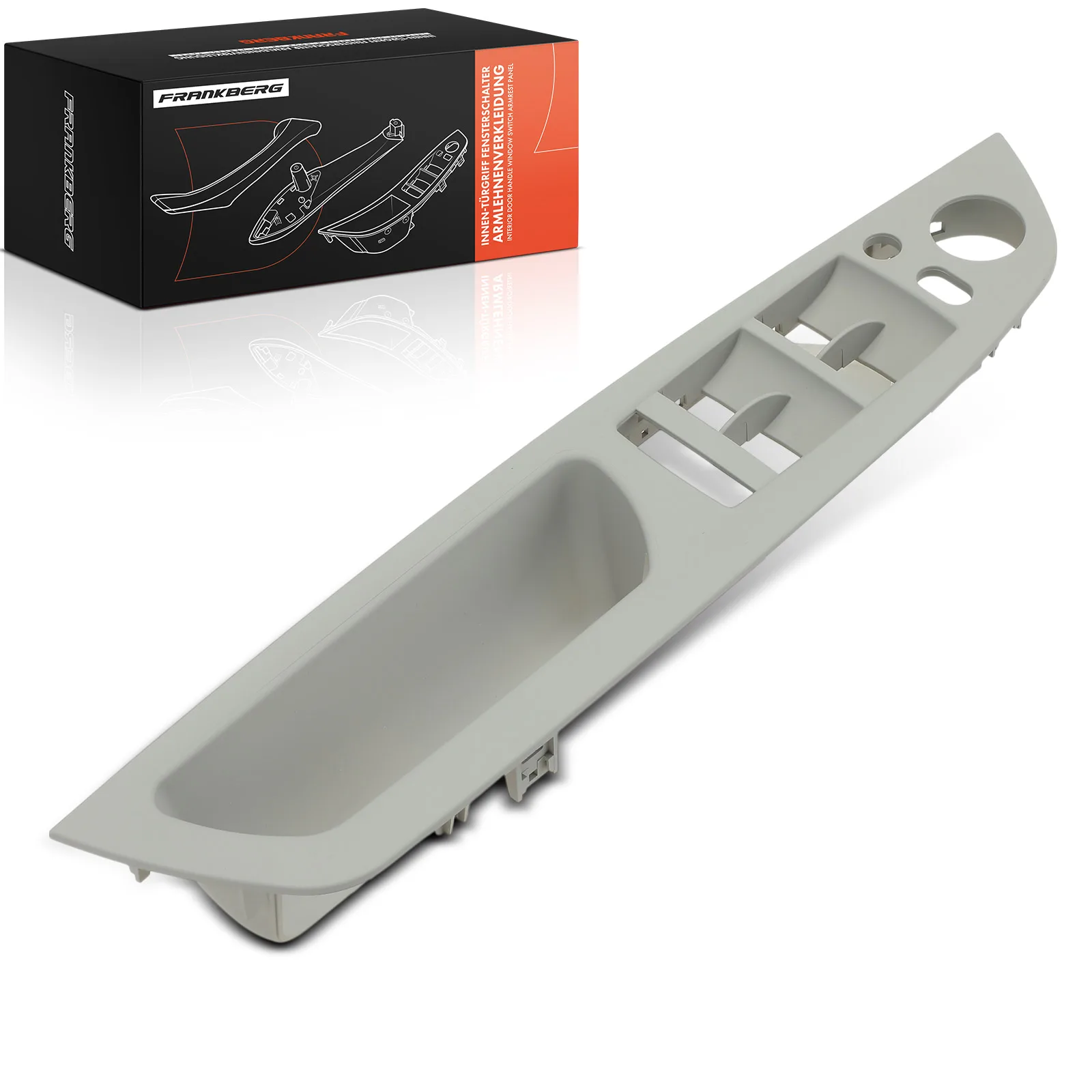 Frankberg 1x Binnendeurgreep Binnen links voor BMW X5 X6 E70 E71 E72 xDrive 51416975791
