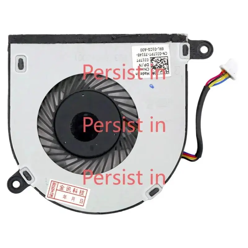 * 031TPT 31TPT Вентилятор процессора для Dell Inspiron 13 5368 7375 7378 Inspiron 15 5568 =/*