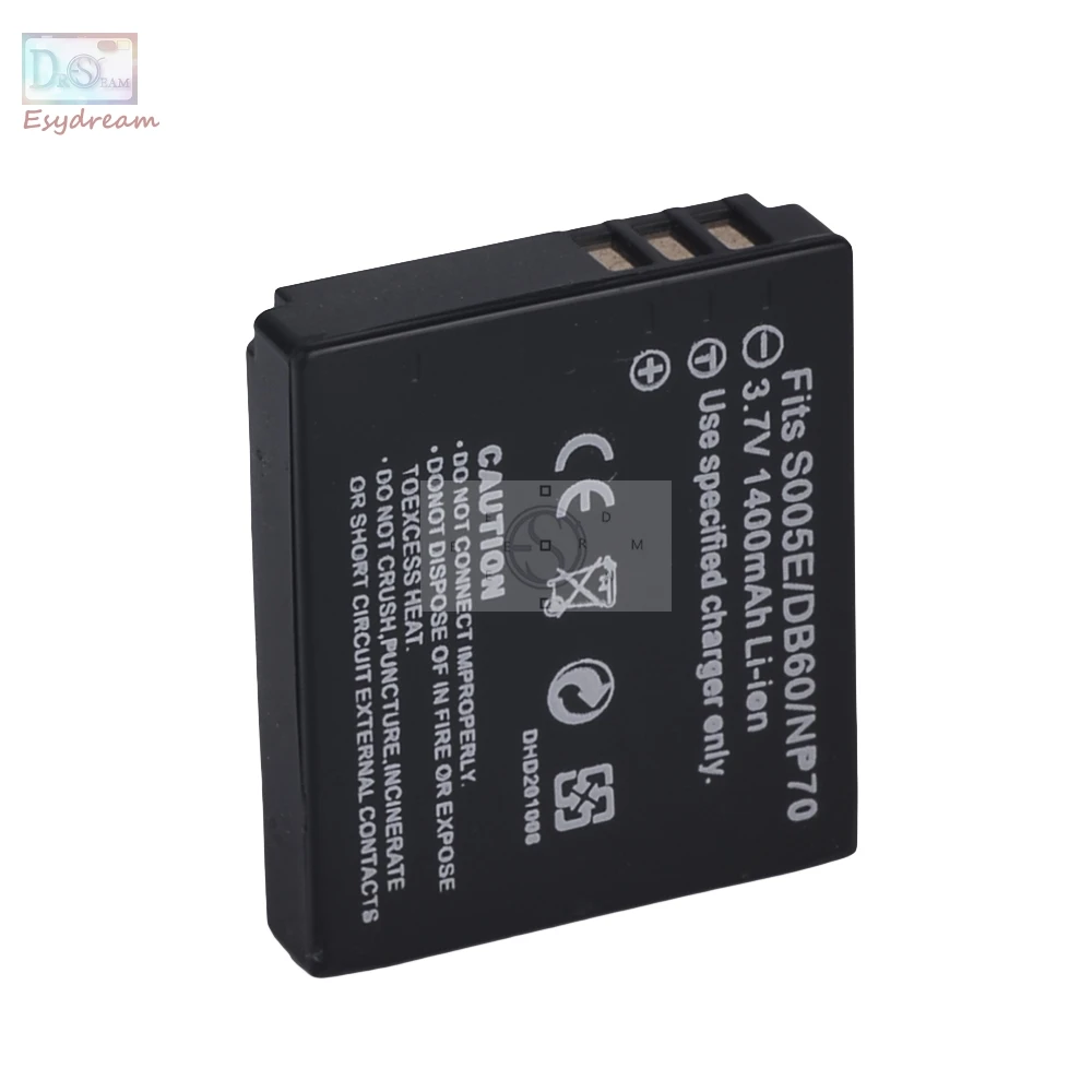 NP-70 NP70 1400mAh Camera Battery for Fujifilm F20 F40fd F45fd F47fd Leica C-LUX1 D-LUX2 D-LUX3 D-LUX 4 Panasonic DMC-FX01 FX8GN