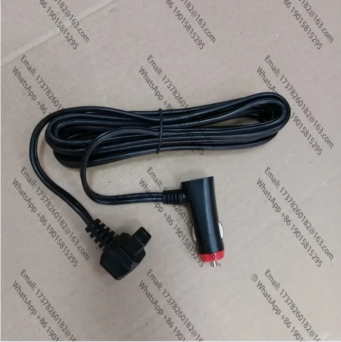 1 peça para cabo de alimentação de 12/24 v (2,5 m) cabo de isqueiro