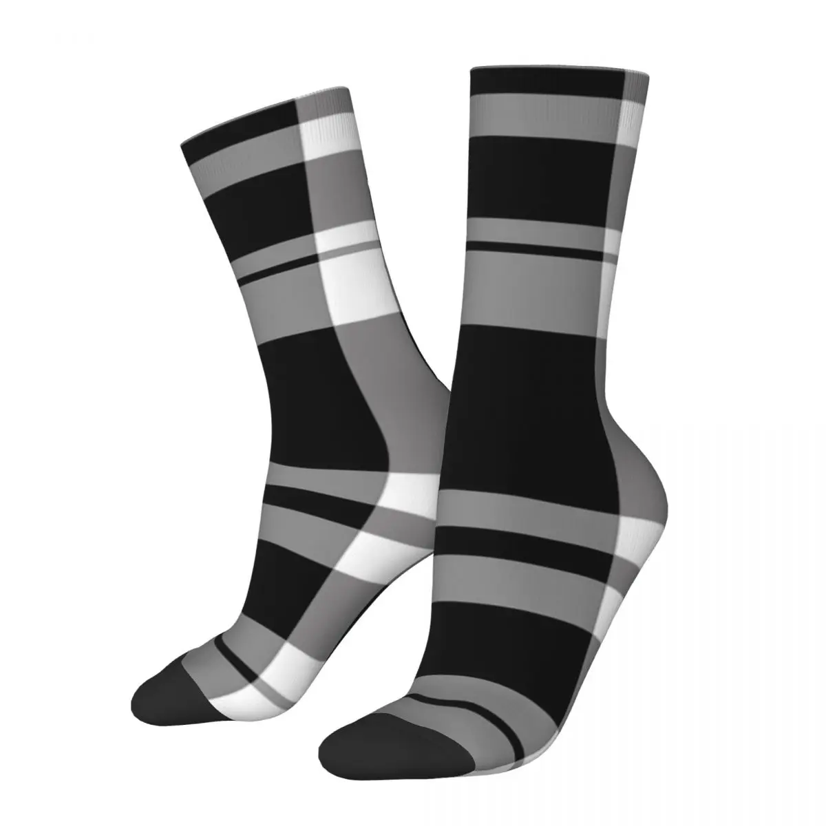 GTi Tartan Socks Harajuku High Quality Stockings All Season Long Socks Accessories for Unisex Gifts