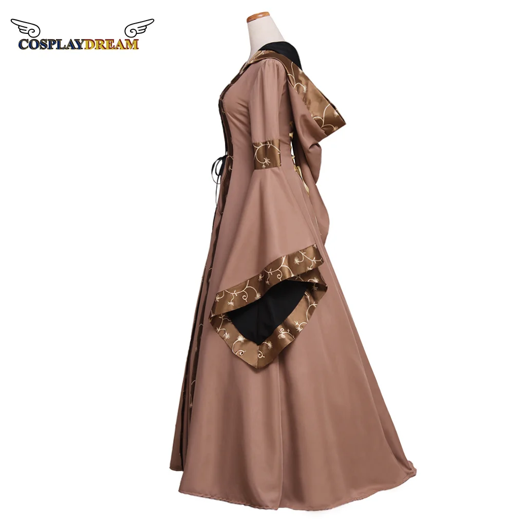 ยุคกลาง Retro ชุดน่ากลัวฮาโลวีน Carnival Party Cosplay เครื่องแต่งกาย Victorian Tudor สเปนชุด Noble Regency ชุด