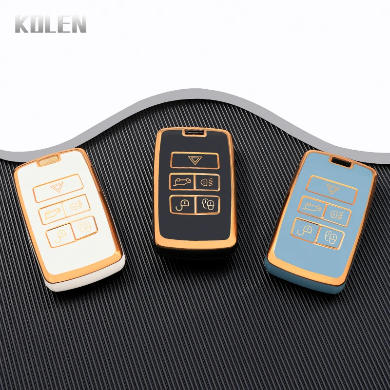 Fashion TPU Car Remote Key Case Cover Shell Fob For Land Rover Range Rover Evoque Discovery Sport Velar For Jaguar XE E-PACE XF - view 2