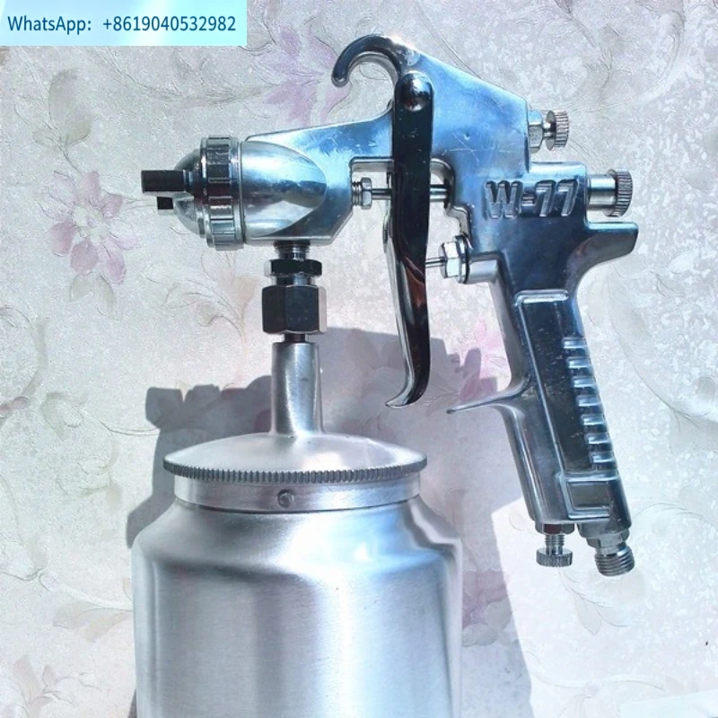 German process large-diameter spray paint W-77S paint glue coating pneumatic spray pot high atomization