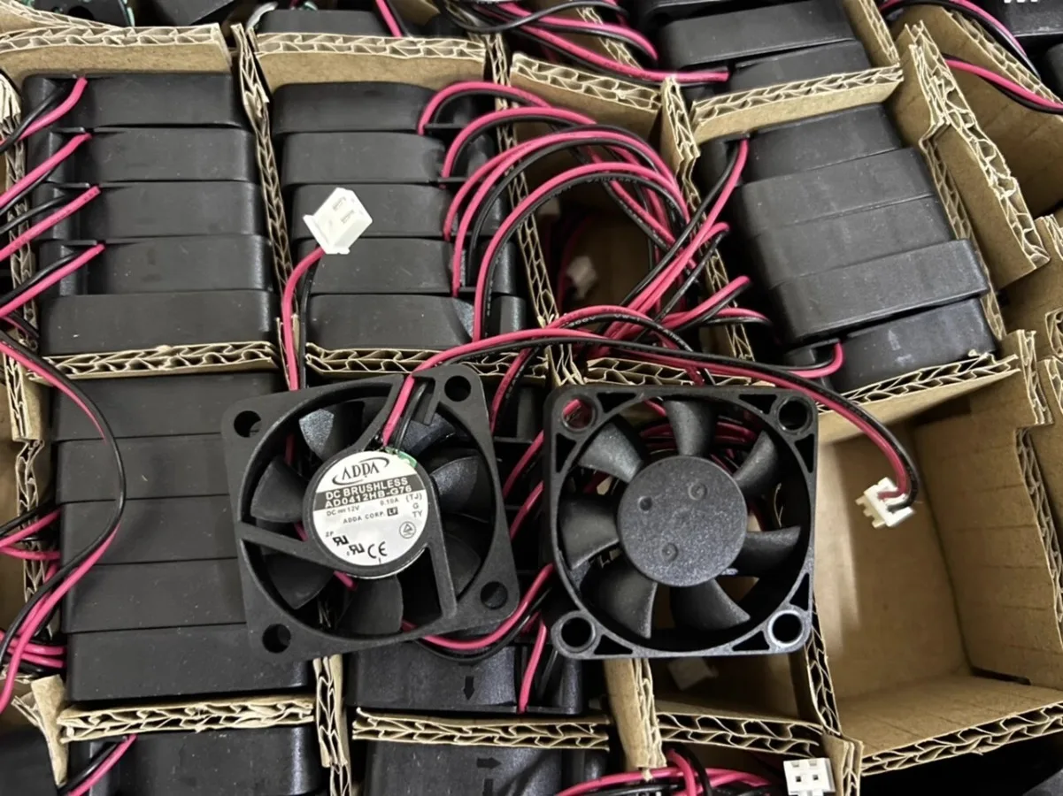 For ADDA AD0410HB-G76 DC12V 0.10A 4010 4CM 2-Pin Dual Ball Cooling Fan